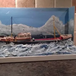 Trawler at Sea
